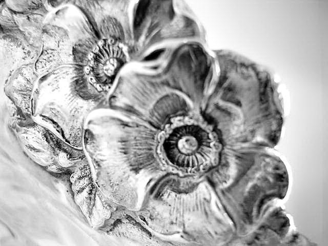 BOWL Unger Bros. Sterling Silver Floral Wild
