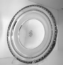 Fruit & Flowers Border Tray International Sterling Silver