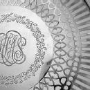 Pierced Border Tray Sterling Silver