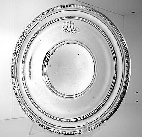 Tray Egg & Dart style Border Sterling Silver