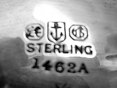 Hand Hammered Tray Deco Gorham Sterling Silver