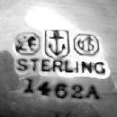 Hand Hammered Tray Deco Gorham Sterling Silver