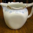 Creamer Limoges T & V porcelain blue and white