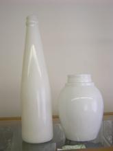 Barbers Bottle Old milk glass 10