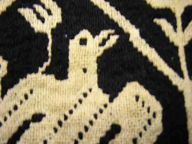 Handbag ,early Jaquard coverlet ,eagle motif