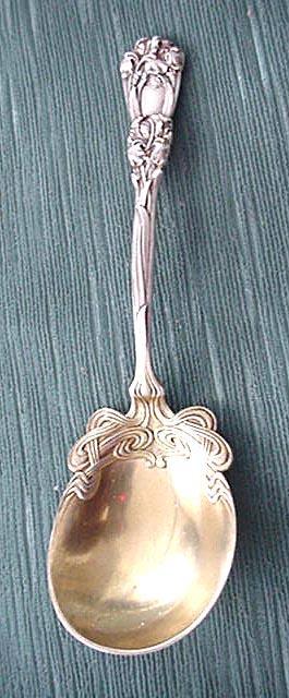 Iris Durgin Preserve Spoon gold washed sterling