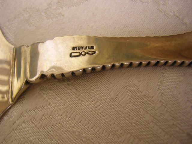Charles II Asparagus Tongs D & H Sterling