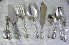 Violet Serving Spoon Whiting Sterling silver