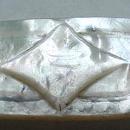 Mother of Pearl 12 Dinner knives sterling silver carved handles