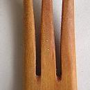 Repousse Salad Set Kirk Sterling Silver handles and Wood Ends