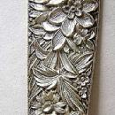 Repousse Berry Spoon Kirk Sterling Silver Flowers and Berries in bowl
