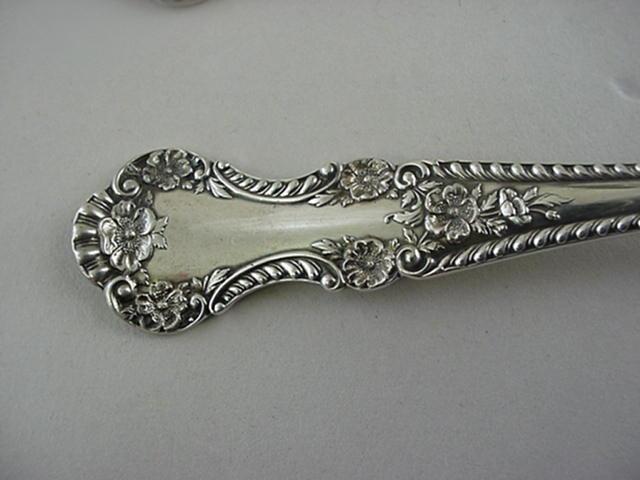 Cambridge Meat Fork Gorham Sterling Silver wild