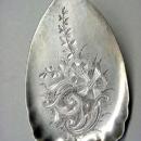 Oval Twist Whiting Pie Pastry Server Sterling