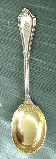 OLD NEWBURY Towle Sugar Spoon gold wash sterling