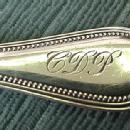 OLD NEWBURY Towle Sugar Spoon gold wash sterling