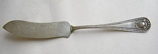 Bead Whiting Butter Knife Sterling Silver