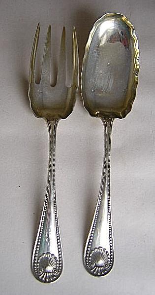 Bead Whiting Salad Set Sterling Silver