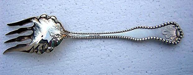 Charles II Meat Fork D & H Kings Beaded