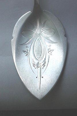 Pie Server Viola Wood & Hughes Sterling Silver
