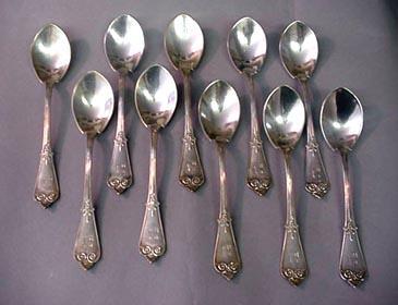 Beekman ice cream spoons Tiffany Sterling