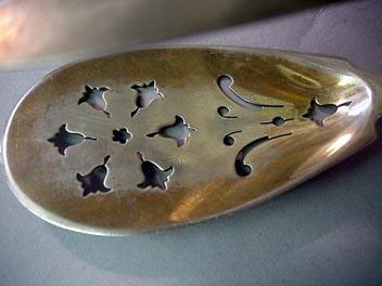 Edward VII Pierced Ice Spoon Frank Smith