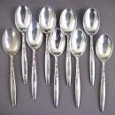 Summer Song sugar spoon Floral Lunt Sterling Silver