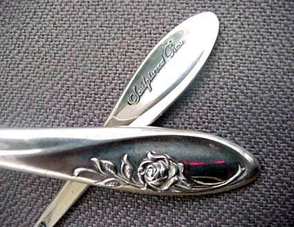 Sculptured Rose Gravy Ladle Towle Floral Sterling Silver