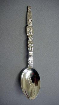 Souvenier Spoon Indian Totem Pole