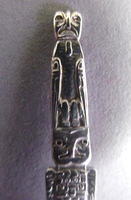 Souvenier Spoon Indian Totem Pole