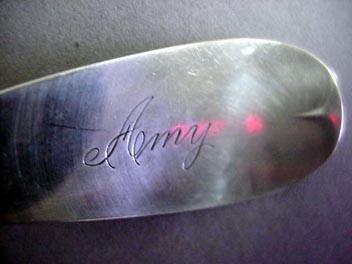 Souvenir Spoon Iowa Sterling Silver