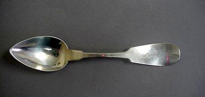 H & S Coins silver teaspoon