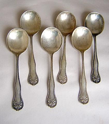 Lancaster Rose Beef Fork Gorham Sterling Silver Floral