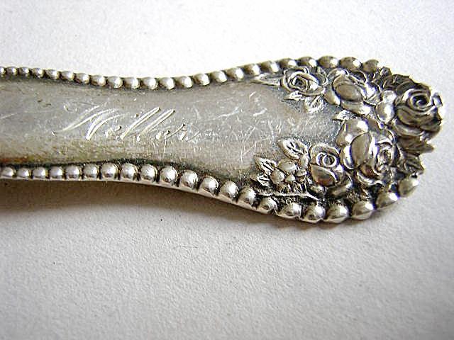 Lancaster Rose 6 gumbo Soup Spoons Gorham
