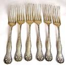Lancaster Rose 6 Dinner Forks and 6 dinner