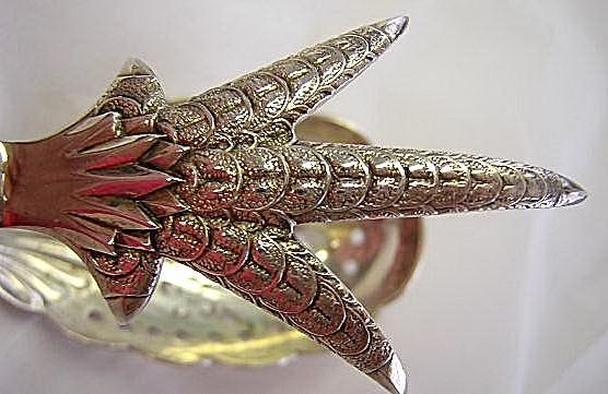 Lancaster Rose Ice Tongs Gorham Sterling