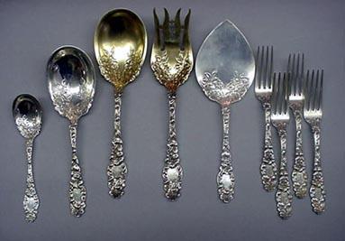 Blossom Berry Spoon D & H Sterling Silver