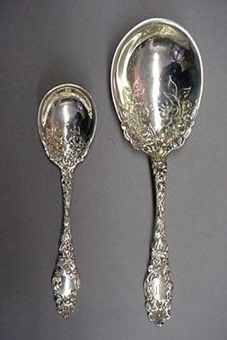 Blossom Berry Spoon D & H Sterling Silver