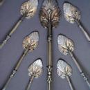 Lotus Whiting Ice Cream Server 12 spns sterling