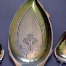 Lotus Whiting Ice Cream Server 12 spns sterling