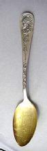 Souvenir spoon Watson Indian;Chicago;Fort Dearborn