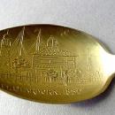 Souvenir spoon Watson Indian;Chicago;Fort Dearborn