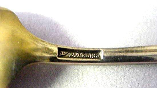 Souvenir spoon Watson Indian;Chicago;Fort Dearborn