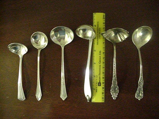CREAM ladles many makers sterling