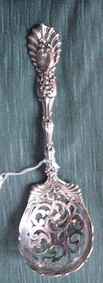 Radiant Whiting pierced sterling ICE SPOON