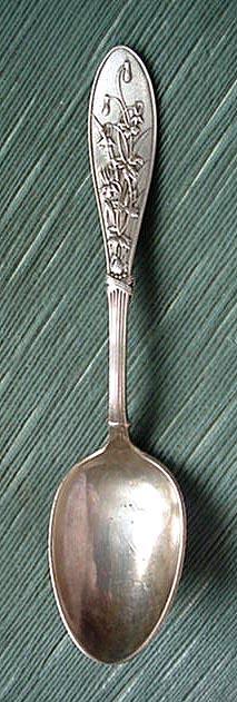 Honeysuckle Whiting Teaspoon sterling silver