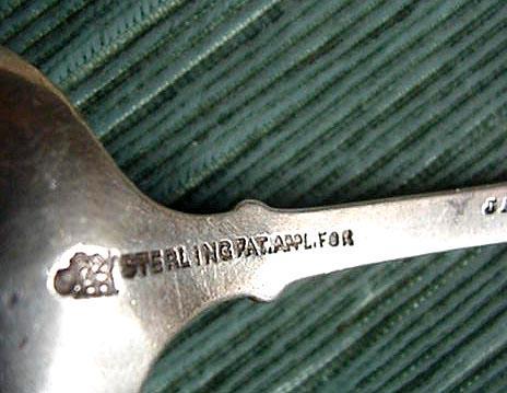 Honeysuckle Whiting Teaspoon sterling silver