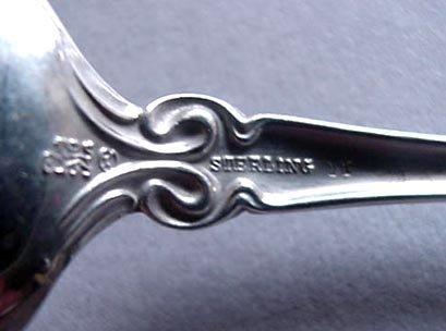 VOILET Whiting sterling TEASPOON