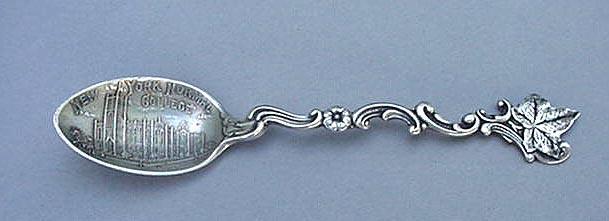 Souvenir spoon New York Normal College Gorham Sterling