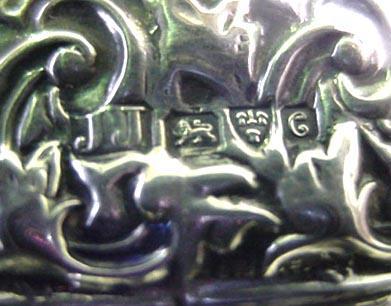 Box Ornate Repousse English c 1890's