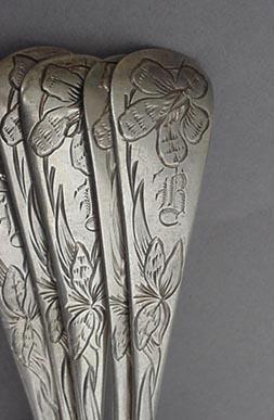 Orchid Gorham Sterling Silver spoon engraved rare